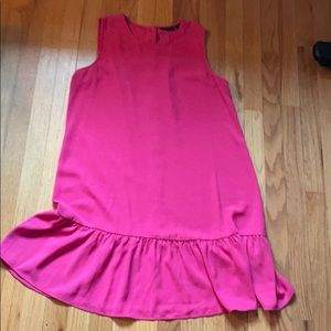 Halogen pink pleated dress